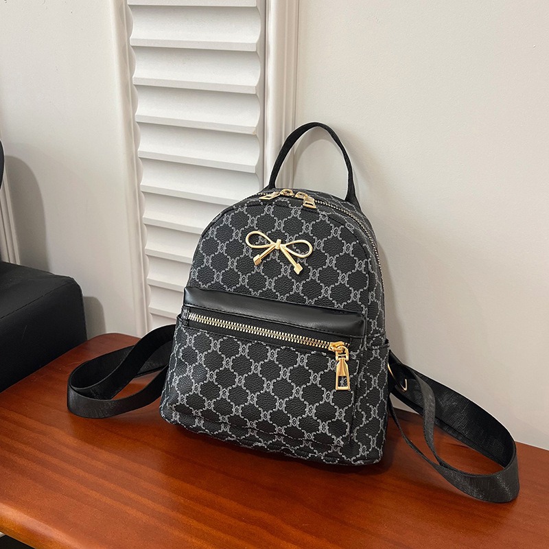 PU ruksak, gradski stil minimalistički, zatvarač, džep za mobitel, rekreacijska putovanja