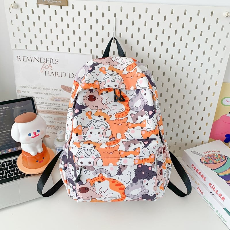 Ruksak Urban Minimalizam od najlona, poliester podstava, zatvaranje na zip, džep za telefon, 3D vanjski dizajn s međupodjelom