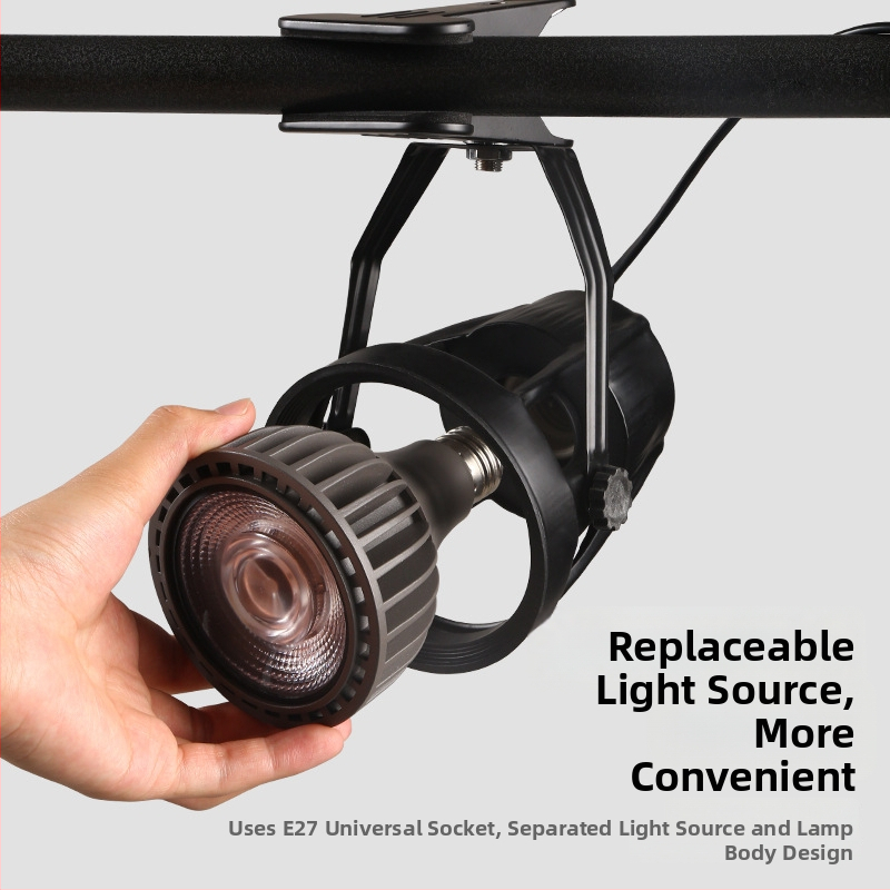 LED klip svetlo pre displeje – hliníkové puzdro, 220V, CRI ≥90, tlačidlový spínač, ručné ovládanie