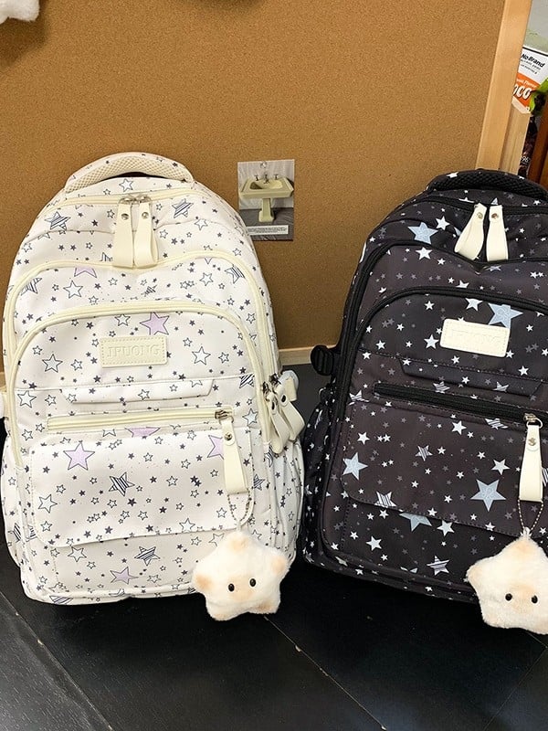 Ruksak s kapacitetom 20–35 L, pogodan za 16-inčni prijenosnik, poliesterski materijal, mladi kampus stil, unisex