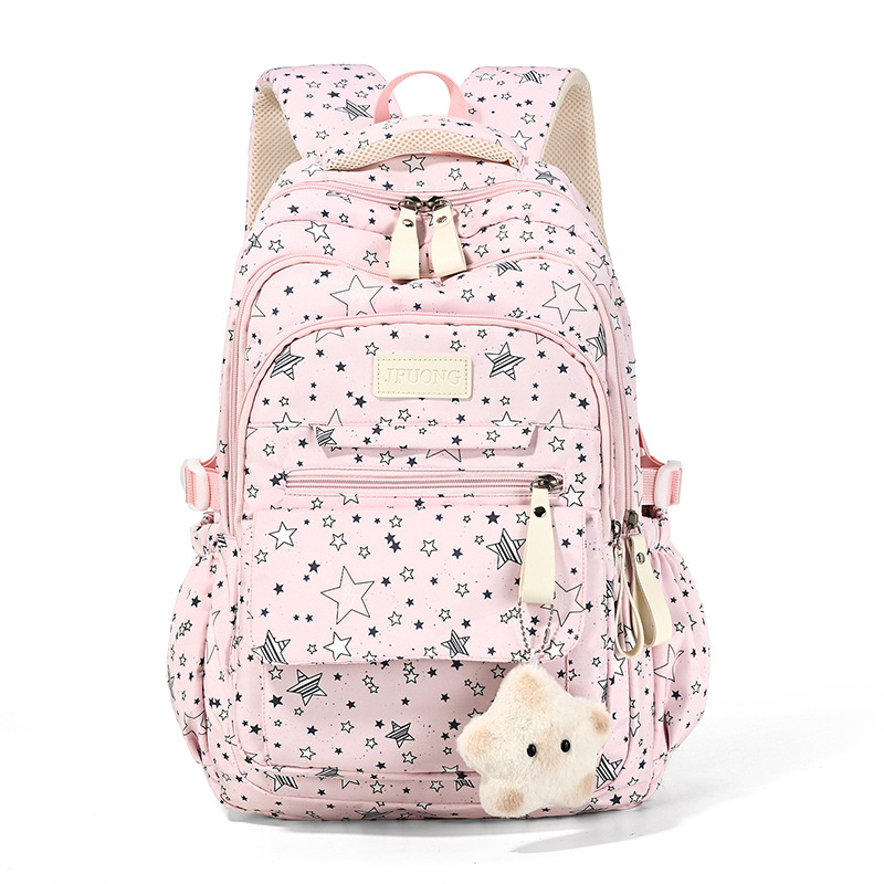 Ruksak s kapacitetom 20–35 L, pogodan za 16-inčni prijenosnik, poliesterski materijal, mladi kampus stil, unisex