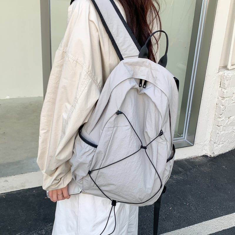 Nylon ruksak za putovanja i svakodnevnu upotrebu, unisex, kapacitet 20–35 L, lagan, kaiševi s zračnom jastukom