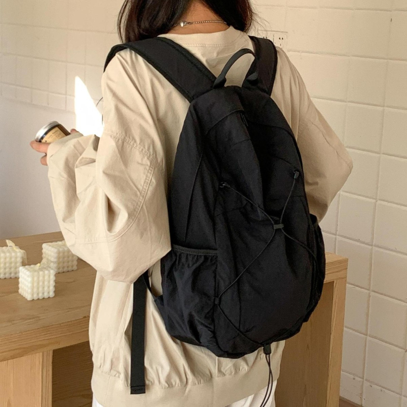 Nylon ruksak za putovanja i svakodnevnu upotrebu, unisex, kapacitet 20–35 L, lagan, kaiševi s zračnom jastukom