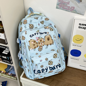 Cartoon Balala dječji ruksak za učenike 3–6. razreda, unisex, najlon, 20–35 L, ultra lagan, odjeljak za 10-inčni laptop, zakrivljene naramenice