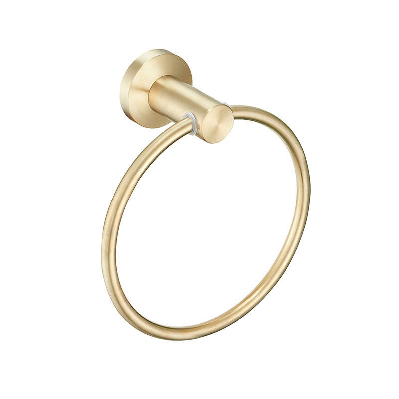 Falihoz rögzíthető törölközőgyűrű, kör alakú, 304 rozsdamentes acélból, teherbírás 20 kg, modern minimalist stílus