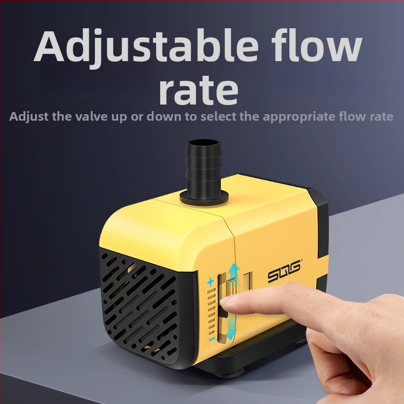 SQG Merülő akváriumpumpa - rendkívül csendes oldalsó szívás, szűrés és cirkuláció, 1 kg