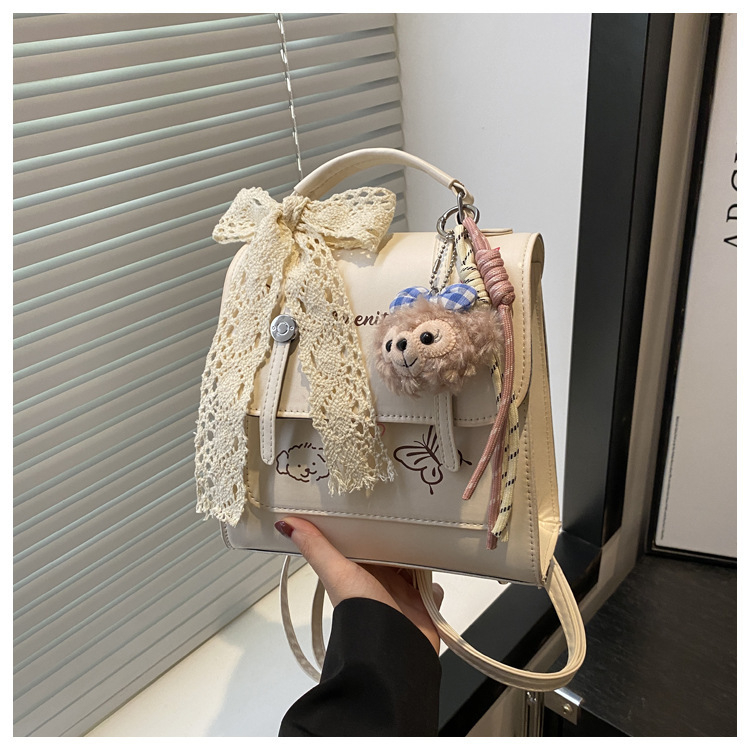 Ženski ruksak s vintage teksturom, 2025 proleće leto, casual commuter s crossbody značajkama — Materijal: PU; Unutarnja podstava: sintetička koža; Zatvaranje: pokriveno; Otporan na habanje