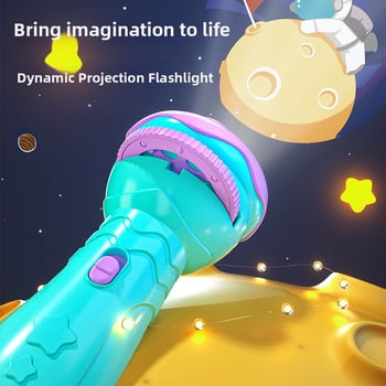 Lanternă de proiecție LED pentru copii – proiecție cer înstelat, din plastic, pentru vârsta 4–6 ani