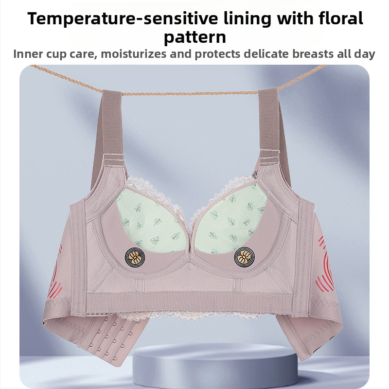 Danmeier Sutien cu cupă 3/4, push-up, bretele reglabile, închidere la spate cu cinci rânduri de cârlige, viscoză (50–70%), lansare primăvară 2024