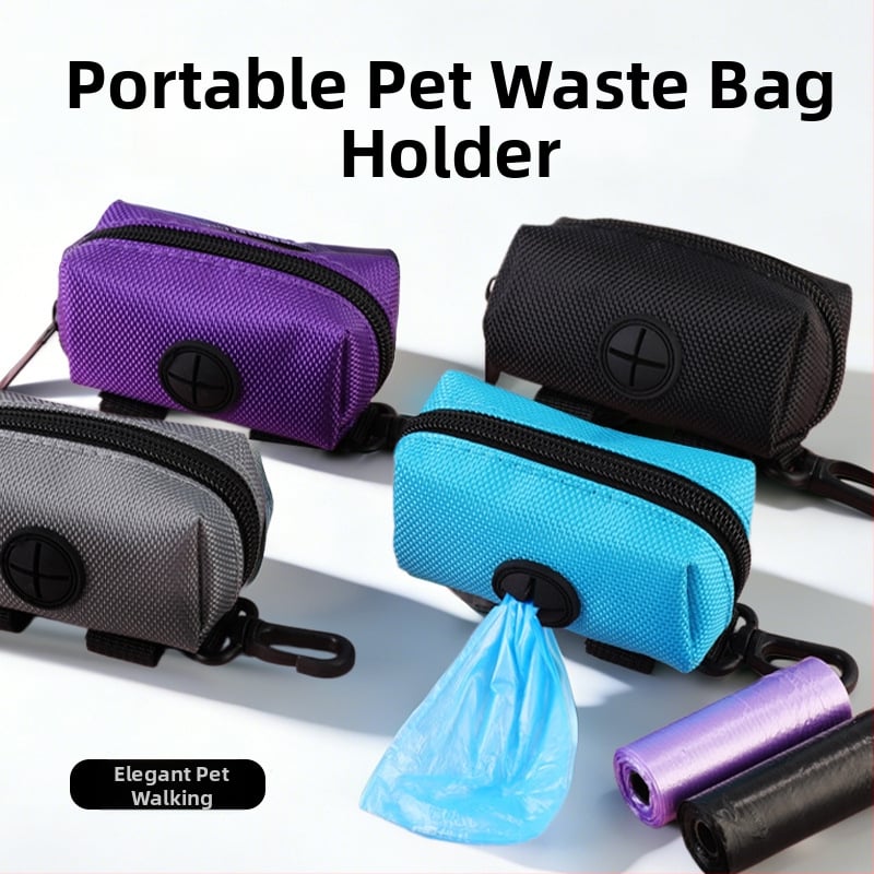 Диспенсър за торбички за кучета, Oxford материал, голям капацитет