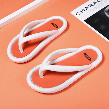 Мъжки PVC джапанки — открит пръст, свободно време стил, PVC горна част и подметка, Slip-On, инжекционна подметка