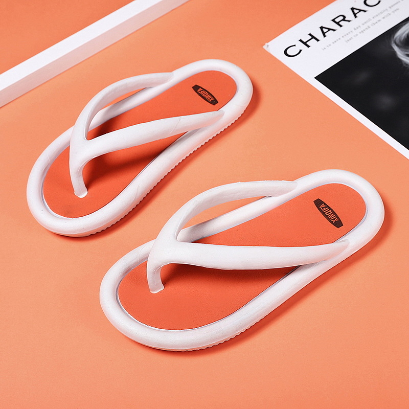 Мъжки PVC джапанки — открит пръст, свободно време стил, PVC горна част и подметка, Slip-On, инжекционна подметка