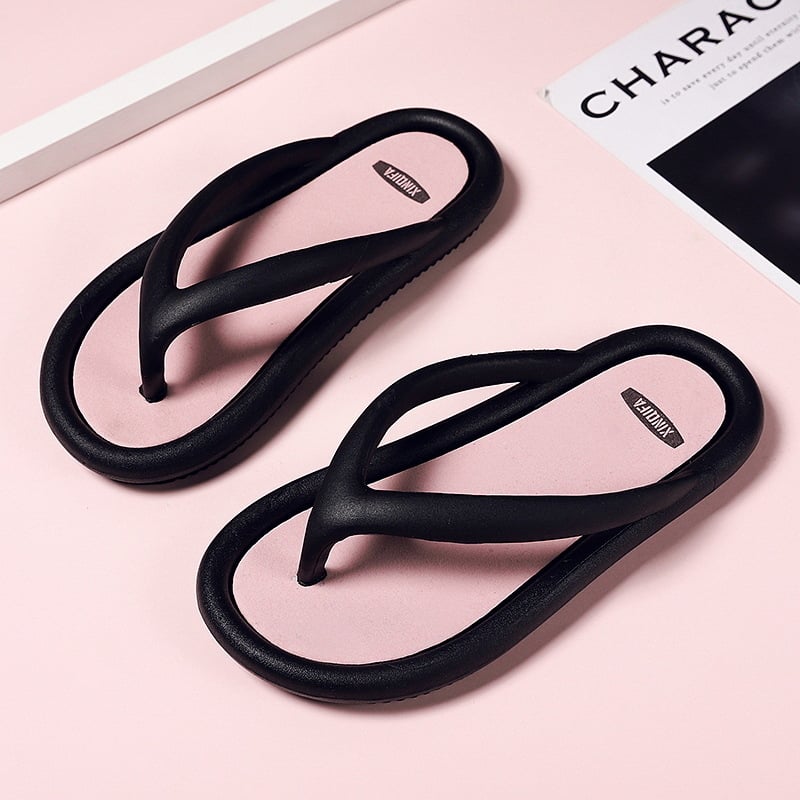 Мъжки PVC джапанки — открит пръст, свободно време стил, PVC горна част и подметка, Slip-On, инжекционна подметка