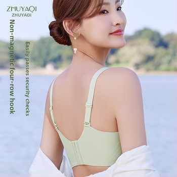 Sutien Push-Up din dantelă din mătase de mulberry, țesătură nylon, căptușeală din mătase de mulberry, cupe 3/4, bretele fixe duble, închidere pe spate cu patru rânduri