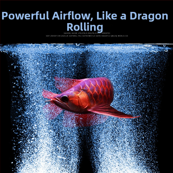 Akvarijná pumpa na okysličovanie, tichá, plastová konštrukcia, značka RESUN, hmotnosť 1 kg