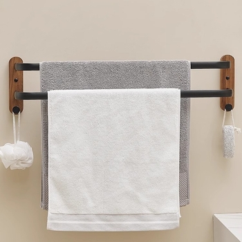 Držač za ručnike od aluminijske legure, moderni minimalistički stil, jednostruka konstrukcija, za vješanje ručnika