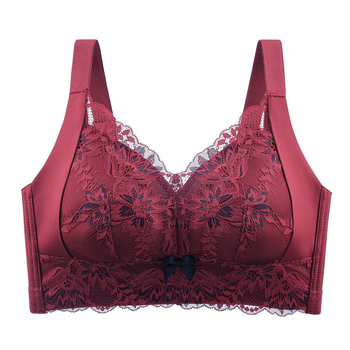 Sutien ultra-subțire fără sârmă, cupe 3/4, material nylon, respirabil, adunare reglabilă, închidere spate cu cinci rânduri