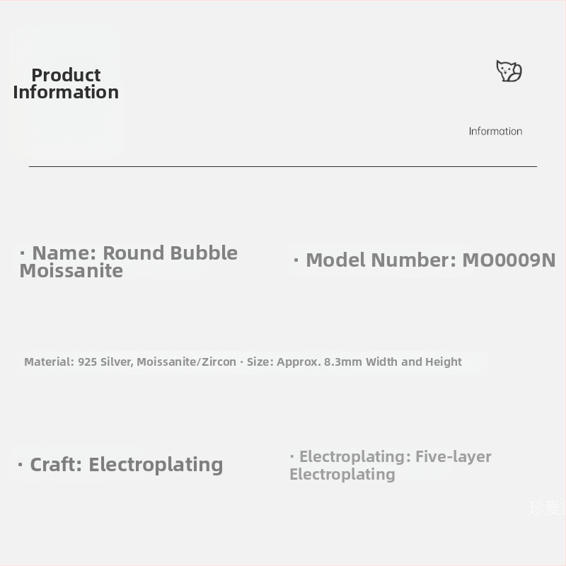 Moissanit S925 стерлингово сребро Bubble колие с кръстосан синджир