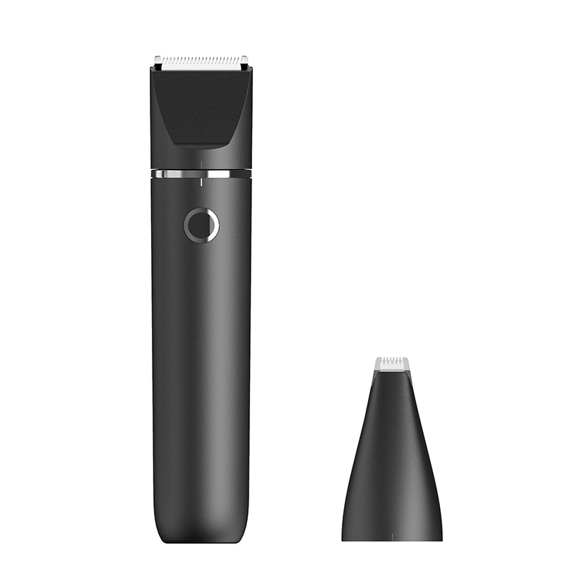 Újratölthető elektromos hajvágó készlet, cserélhető fejekkel, komplett készlet háziállatokhoz, ABS + rozsdamentes acél