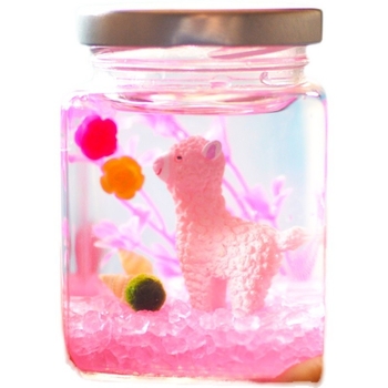 Комплект за отглеждане на маримо топчета в стъклена бутилка за бюро – мини екологичен пейзаж, подарък за Свети Валентин, с възможност за персонализация