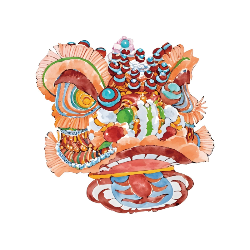 3D диорамни стикери за пейзаж с културни реликви | ръчна изработка, печат | PET/бял картон | Марка: Seventh Princess | Код: Qgz-zj9