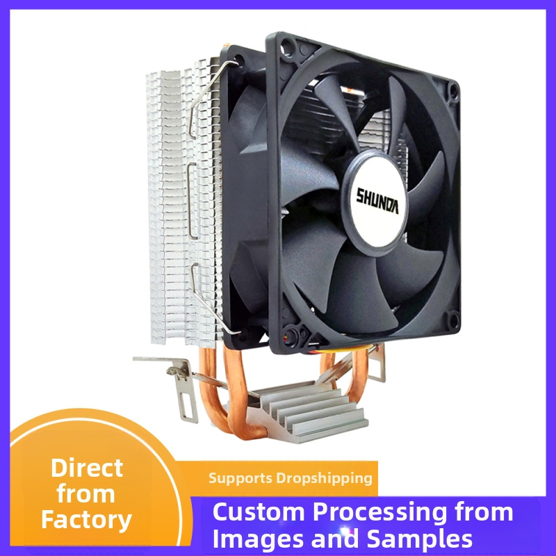 CPU ψύκτης με RGB φωτισμό (6 σωλήνες θερμότητας, συγκόλληση χαλκού-αλουμινίου, 600–1800 rpm, 40 dBA)