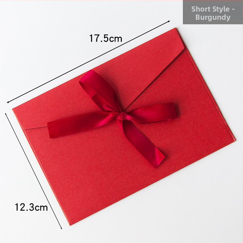 Западно-стилен ретро плик с лента за бизнес покани (Модел: 003, Стил: плик, Материал: Друго, Внос: Не)