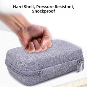 Yuyue vércukormérő — ütésálló kemény tok és hordozható tárolótáska, anyag 600D Oxford