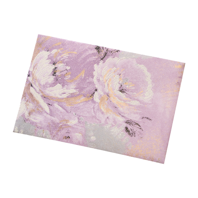 Комплект конверти от серия Цветни писма с златен релеф на специална хартия — модел Конверт сред цветя, ретро стил, подаръчен комплект