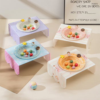 Macska kerámiás lassú etetéses tál emelt tartóval, Anmeixi