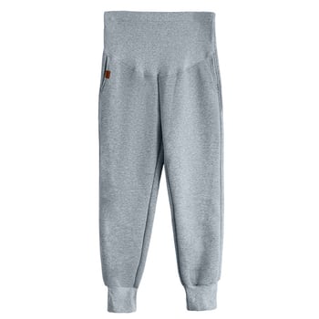 Terhes nőknek készült nadrág fleece belsővel, pamut-poliészter keverék, 95%+ összetétel, has támogatás, őszi-téli szezon