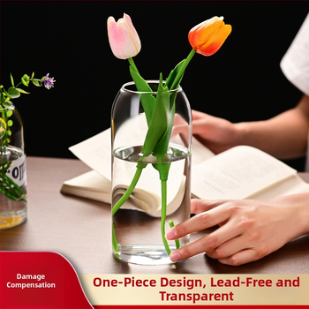 Βάζο με επίπεδο στόμιο από γυαλί υψηλής αντοχής (Μάρκα: Other; Συσκευασία: Χαρτοκιβώτιο)