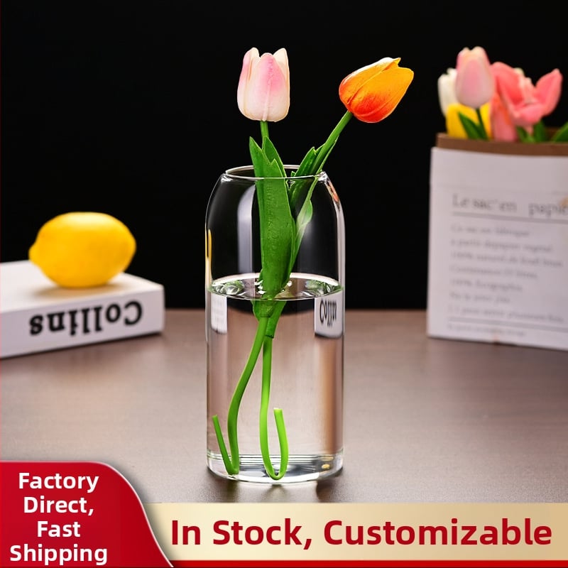 Βάζο με επίπεδο στόμιο από γυαλί υψηλής αντοχής (Μάρκα: Other; Συσκευασία: Χαρτοκιβώτιο)