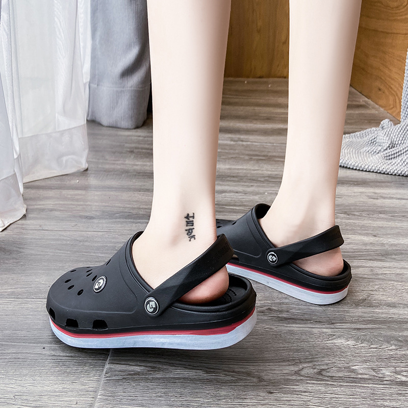 Unisex Crocs stil sandala, EVA gornji dio i đon, debljina đona 3 cm, vulkanizirani đon, protuklizne