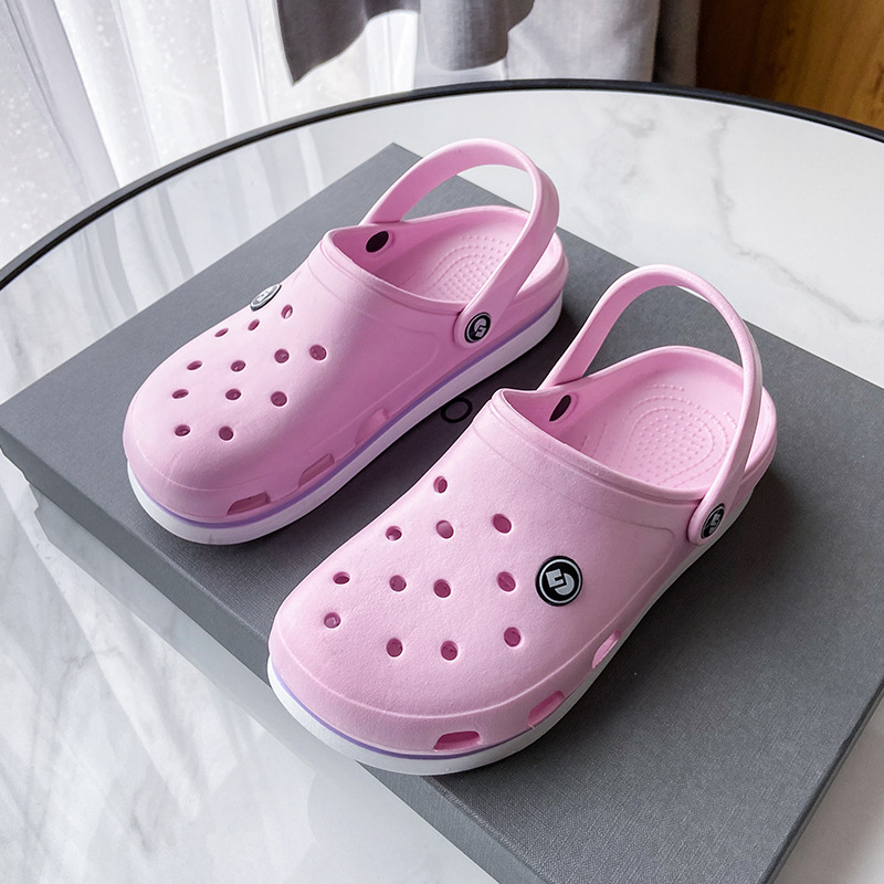 Unisex Crocs stil sandala, EVA gornji dio i đon, debljina đona 3 cm, vulkanizirani đon, protuklizne
