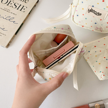 HISOCUTE Kocka alakú tároló táska, pamut és poliészter anyag, otthoni tároláshoz