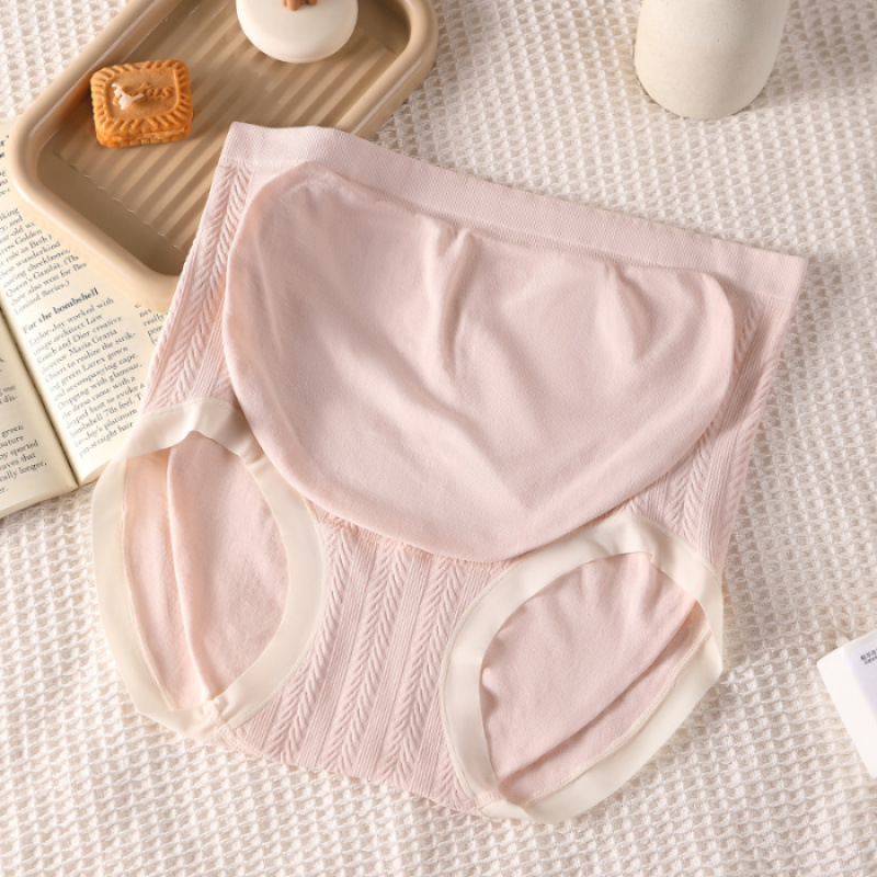 Kismama fehérnemű, varrat nélküli, magas derekú, antibakteriális nylon anyagból, hasi támasz