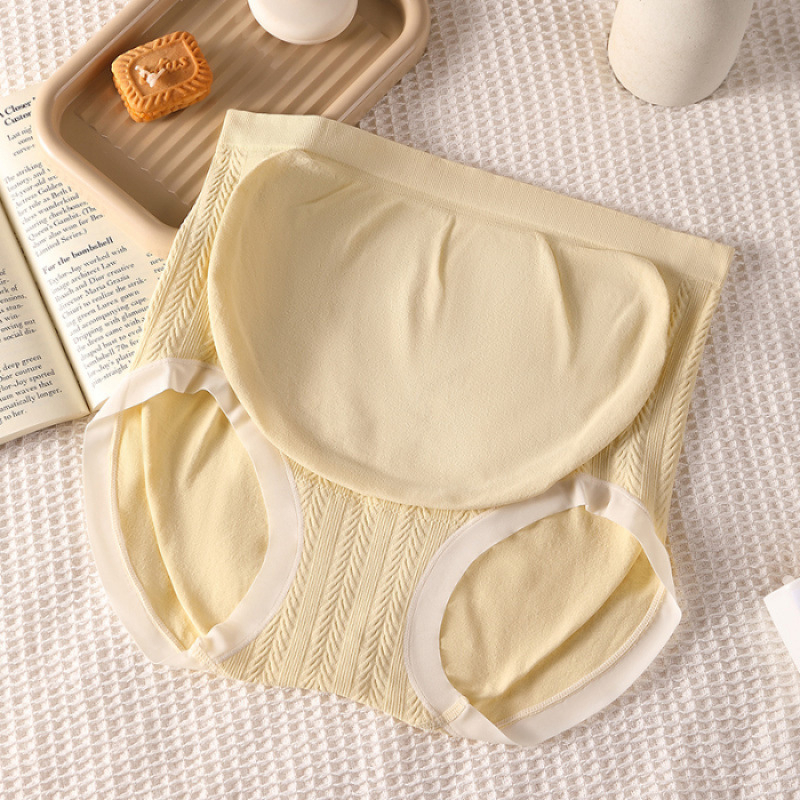 Kismama fehérnemű, varrat nélküli, magas derekú, antibakteriális nylon anyagból, hasi támasz