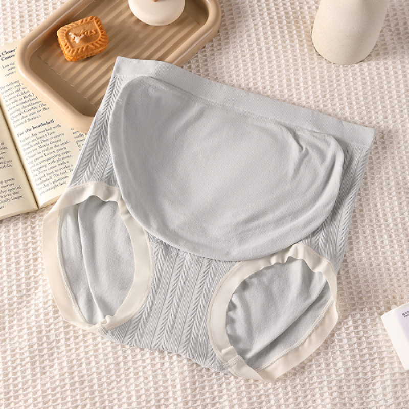 Kismama fehérnemű, varrat nélküli, magas derekú, antibakteriális nylon anyagból, hasi támasz