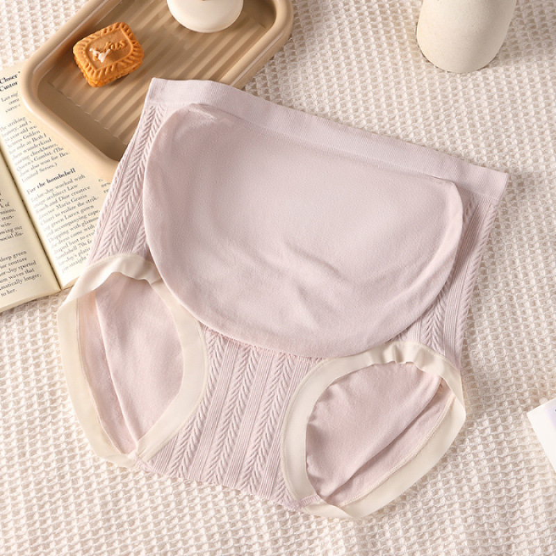 Kismama fehérnemű, varrat nélküli, magas derekú, antibakteriális nylon anyagból, hasi támasz