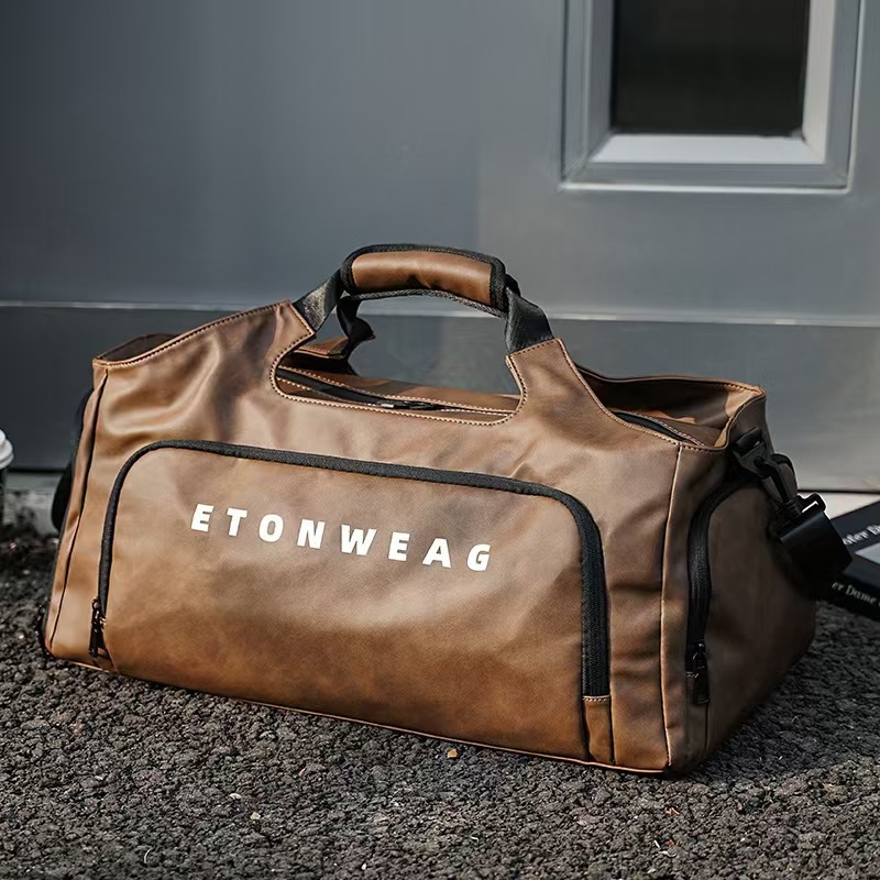 Unisex putna torba za vanjska putovanja, velika kapaciteta 36–55 L, PU materijal, odjeljak suho/mokro, vodootporna i otporna na habanje