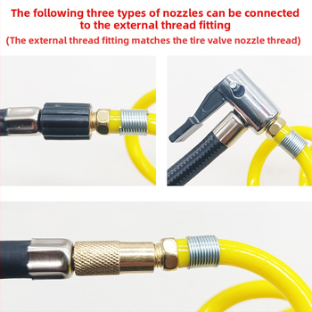 Automobilska pumpa za zrak s produžnim crijevom - jedan cilindar, 120W, 45 L/min, plastika + metal, USB punjenje