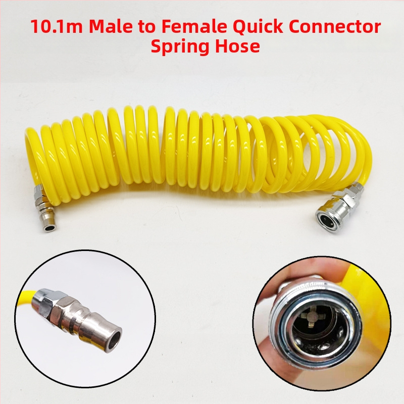 Automobilska pumpa za zrak s produžnim crijevom - jedan cilindar, 120W, 45 L/min, plastika + metal, USB punjenje