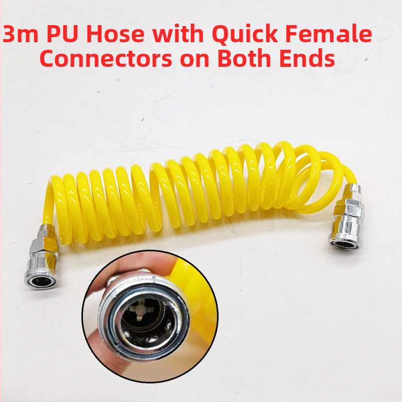 Automobilska pumpa za zrak s produžnim crijevom - jedan cilindar, 120W, 45 L/min, plastika + metal, USB punjenje