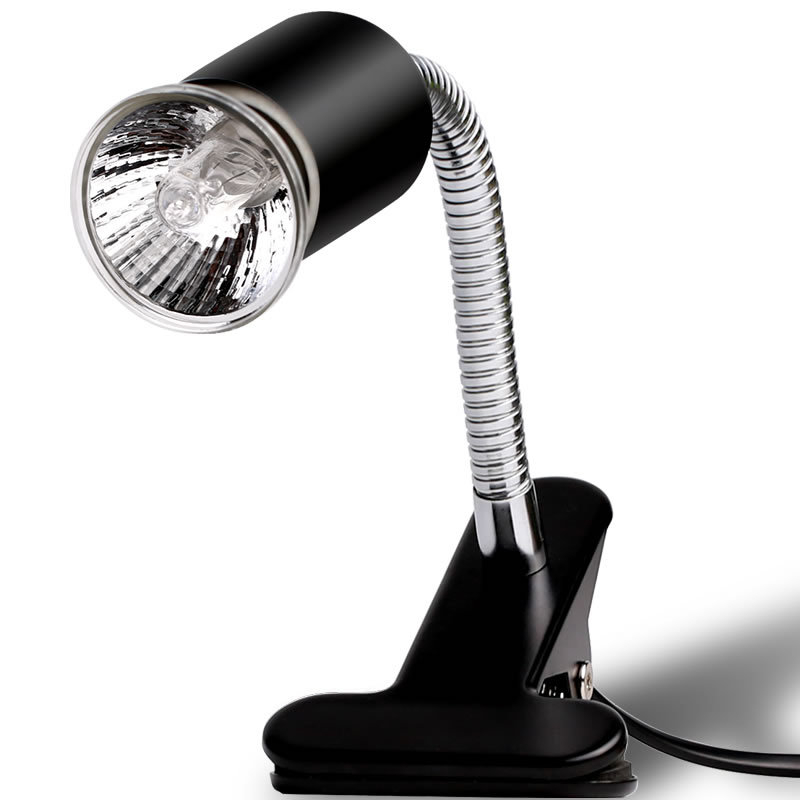 Jialu lampa za reptile – za kornjače i guštere – grijanje i potpuno spektralno osvjetljenje, keramički držač lampe, 35–50W, 0,5 kg