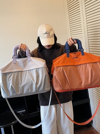 Torba za putovanja velike kapacitete za kratka putovanja, najlon, vodootporna, otporna na habanje, proširiva kapaciteta (36-55L)