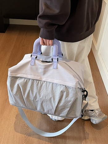 Torba za putovanja velike kapacitete za kratka putovanja, najlon, vodootporna, otporna na habanje, proširiva kapaciteta (36-55L)