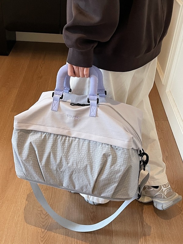 Torba za putovanja velike kapacitete za kratka putovanja, najlon, vodootporna, otporna na habanje, proširiva kapaciteta (36-55L)
