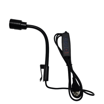 USB mini svjetlo za akvarij s punim spektrom za vodene biljke, 3W, aluminijska legura, tajmer, podesivo osvjetljenje