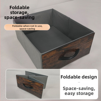 Κουτί αποθήκευσης γραφείου – Συρόμενο από μη υφαντό ύφασμα, οργανωτής με τραβηγόμενο συρτάρι, δυνατότητα εκτύπωσης λογότυπου